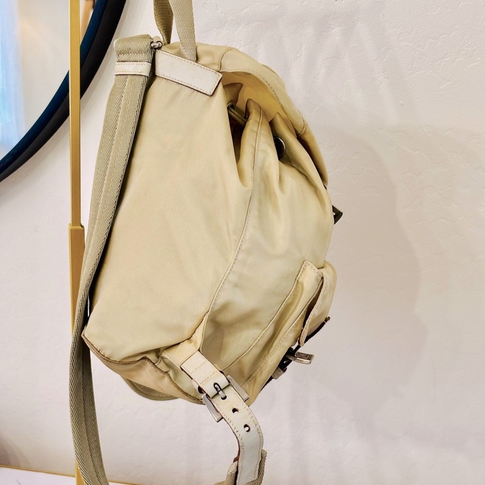 Prada Re-Nylon Beige Desert Backpack - Picture 10 of 13